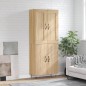 vidaXL Credenza Rovere Sonoma 69,5x34x180 cm in Legno Multistrato vidaXL Credenza Rovere Sonoma 69,5x34x180 cm in Legno Multistrato
