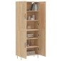 vidaXL Credenza Rovere Sonoma 69,5x34x180 cm in Legno Multistrato vidaXL Credenza Rovere Sonoma 69,5x34x180 cm in Legno Multistrato
