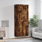 vidaXL Credenza Rovere Fumo 69,5x34x180 cm in Legno Multistrato vidaXL Credenza Rovere Fumo 69,5x34x180 cm in Legno Multistrato