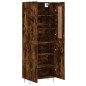 vidaXL Credenza Rovere Fumo 69,5x34x180 cm in Legno Multistrato vidaXL Credenza Rovere Fumo 69,5x34x180 cm in Legno Multistrato