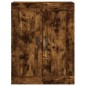 vidaXL Credenza Rovere Fumo 69,5x34x180 cm in Legno Multistrato vidaXL Credenza Rovere Fumo 69,5x34x180 cm in Legno Multistrato