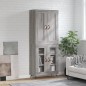 vidaXL Credenza Grigio Sonoma 69,5x34x180 cm in Legno Multistrato vidaXL Credenza Grigio Sonoma 69,5x34x180 cm in Legno Multistrato