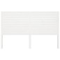 Testiera per Letto Bianca 206x4x100 cm Legno Massello di Pino Testiera per Letto Bianca 206x4x100 cm Legno Massello di Pino