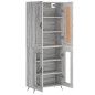 vidaXL Credenza Grigio Sonoma 69,5x34x180 cm in Legno Multistrato vidaXL Credenza Grigio Sonoma 69,5x34x180 cm in Legno Multistrato