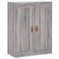 vidaXL Credenza Grigio Sonoma 69,5x34x180 cm in Legno Multistrato vidaXL Credenza Grigio Sonoma 69,5x34x180 cm in Legno Multistrato