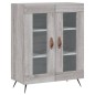 vidaXL Credenza Grigio Sonoma 69,5x34x180 cm in Legno Multistrato vidaXL Credenza Grigio Sonoma 69,5x34x180 cm in Legno Multistrato