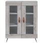 vidaXL Credenza Grigio Sonoma 69,5x34x180 cm in Legno Multistrato vidaXL Credenza Grigio Sonoma 69,5x34x180 cm in Legno Multistrato