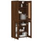 vidaXL Credenza Rovere Marrone 69,5x34x180 cm in Legno Multistrato