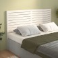 Testiera per Letto Bianca 206x4x100 cm Legno Massello di Pino Testiera per Letto Bianca 206x4x100 cm Legno Massello di Pino
