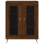 vidaXL Credenza Rovere Marrone 69,5x34x180 cm in Legno Multistrato