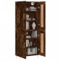 vidaXL Credenza Rovere Fumo 69,5x34x180 cm in Legno Multistrato vidaXL Credenza Rovere Fumo 69,5x34x180 cm in Legno Multistrato