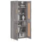 vidaXL Credenza Grigio Sonoma 69,5x34x180 cm in Legno Multistrato vidaXL Credenza Grigio Sonoma 69,5x34x180 cm in Legno Multistrato