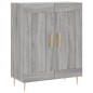 vidaXL Credenza Grigio Sonoma 69,5x34x180 cm in Legno Multistrato vidaXL Credenza Grigio Sonoma 69,5x34x180 cm in Legno Multistrato