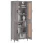 vidaXL Credenza Grigio Sonoma 69,5x34x180 cm in Legno Multistrato vidaXL Credenza Grigio Sonoma 69,5x34x180 cm in Legno Multistrato