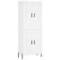 vidaXL Credenza Bianca 69,5x34x180 cm in Legno Multistrato vidaXL Credenza Bianca 69,5x34x180 cm in Legno Multistrato