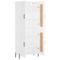 vidaXL Credenza Bianca 69,5x34x180 cm in Legno Multistrato vidaXL Credenza Bianca 69,5x34x180 cm in Legno Multistrato