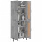 vidaXL Credenza Grigio Cemento 69,5x34x180 cm in Legno Multistrato vidaXL Credenza Grigio Cemento 69,5x34x180 cm in Legno Multistrato