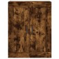 vidaXL Credenza Rovere Fumo 69,5x34x180 cm in Legno Multistrato vidaXL Credenza Rovere Fumo 69,5x34x180 cm in Legno Multistrato