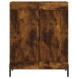 vidaXL Credenza Rovere Fumo 69,5x34x180 cm in Legno Multistrato vidaXL Credenza Rovere Fumo 69,5x34x180 cm in Legno Multistrato