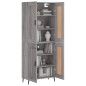 vidaXL Credenza Grigio Sonoma 69,5x34x180 cm in Legno Multistrato vidaXL Credenza Grigio Sonoma 69,5x34x180 cm in Legno Multistrato