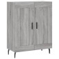 vidaXL Credenza Grigio Sonoma 69,5x34x180 cm in Legno Multistrato vidaXL Credenza Grigio Sonoma 69,5x34x180 cm in Legno Multistrato