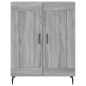 vidaXL Credenza Grigio Sonoma 69,5x34x180 cm in Legno Multistrato vidaXL Credenza Grigio Sonoma 69,5x34x180 cm in Legno Multistrato