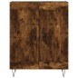 vidaXL Credenza Rovere Fumo 69,5x34x180 cm in Legno Multistrato vidaXL Credenza Rovere Fumo 69,5x34x180 cm in Legno Multistrato