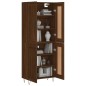 vidaXL Credenza Rovere Marrone 69,5x34x180 cm in Legno Multistrato vidaXL Credenza Rovere Marrone 69,5x34x180 cm in Legno Multistrato