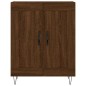 vidaXL Credenza Rovere Marrone 69,5x34x180 cm in Legno Multistrato vidaXL Credenza Rovere Marrone 69,5x34x180 cm in Legno Multistrato