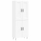vidaXL Credenza Bianca 69,5x34x180 cm in Legno Multistrato vidaXL Credenza Bianca 69,5x34x180 cm in Legno Multistrato