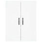 vidaXL Credenza Bianca 69,5x34x180 cm in Legno Multistrato vidaXL Credenza Bianca 69,5x34x180 cm in Legno Multistrato