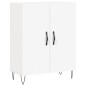 vidaXL Credenza Bianca 69,5x34x180 cm in Legno Multistrato vidaXL Credenza Bianca 69,5x34x180 cm in Legno Multistrato