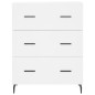 vidaXL Credenza Bianca 69,5x34x180 cm in Legno Multistrato vidaXL Credenza Bianca 69,5x34x180 cm in Legno Multistrato