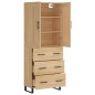 vidaXL Credenza Rovere Sonoma 69,5x34x180 cm in Legno Multistrato vidaXL Credenza Rovere Sonoma 69,5x34x180 cm in Legno Multistrato