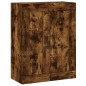 vidaXL Credenza Rovere Fumo 69,5x34x180 cm in Legno Multistrato vidaXL Credenza Rovere Fumo 69,5x34x180 cm in Legno Multistrato