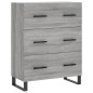 vidaXL Credenza Grigio Sonoma 69,5x34x180 cm in Legno Multistrato vidaXL Credenza Grigio Sonoma 69,5x34x180 cm in Legno Multistrato