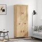 vidaXL Credenza Rovere Sonoma 69,5x34x180 cm in Legno Multistrato vidaXL Credenza Rovere Sonoma 69,5x34x180 cm in Legno Multistrato