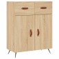 vidaXL Credenza Rovere Sonoma 69,5x34x180 cm in Legno Multistrato vidaXL Credenza Rovere Sonoma 69,5x34x180 cm in Legno Multistrato