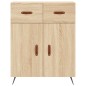 vidaXL Credenza Rovere Sonoma 69,5x34x180 cm in Legno Multistrato vidaXL Credenza Rovere Sonoma 69,5x34x180 cm in Legno Multistrato