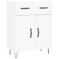 vidaXL Credenza Bianca 69,5x34x180 cm in Legno Multistrato vidaXL Credenza Bianca 69,5x34x180 cm in Legno Multistrato