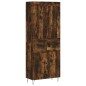 vidaXL Credenza Rovere Fumo 69,5x34x180 cm in Legno Multistrato vidaXL Credenza Rovere Fumo 69,5x34x180 cm in Legno Multistrato