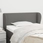 Testiera ad Orecchio Grigio Scuro 83x23x78/88 cm in Tessuto Testiera ad Orecchio Grigio Scuro 83x23x78/88 cm in Tessuto