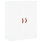 vidaXL Credenza Bianca 69,5x34x180 cm in Legno Multistrato vidaXL Credenza Bianca 69,5x34x180 cm in Legno Multistrato