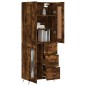 vidaXL Credenza Rovere Fumo 69,5x34x180 cm in Legno Multistrato vidaXL Credenza Rovere Fumo 69,5x34x180 cm in Legno Multistrato