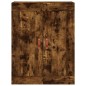 vidaXL Credenza Rovere Fumo 69,5x34x180 cm in Legno Multistrato vidaXL Credenza Rovere Fumo 69,5x34x180 cm in Legno Multistrato