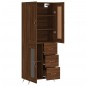 vidaXL Credenza Rovere Marrone 69,5x34x180 cm in Legno Multistrato vidaXL Credenza Rovere Marrone 69,5x34x180 cm in Legno Multistrato
