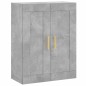 vidaXL Credenza Grigio Cemento 69,5x34x180 cm in Legno Multistrato vidaXL Credenza Grigio Cemento 69,5x34x180 cm in Legno Multistrato