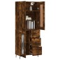 vidaXL Credenza Rovere Fumo 69,5x34x180 cm in Legno Multistrato vidaXL Credenza Rovere Fumo 69,5x34x180 cm in Legno Multistrato