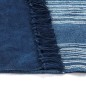 Tappeto Kilim in Cotone 120x180 cm con Motivi Blu Tappeto Kilim in Cotone 120x180 cm con Motivi Blu