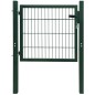 Cancello da Giardino 2D (Singolo) Verde 106 x 130 cm Cancello da Giardino 2D (Singolo) Verde 106 x 130 cm